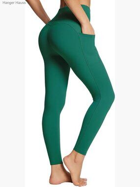 High Waisted Workout Leggings with Pockets Tummy Control Plus Size Yoga Pants